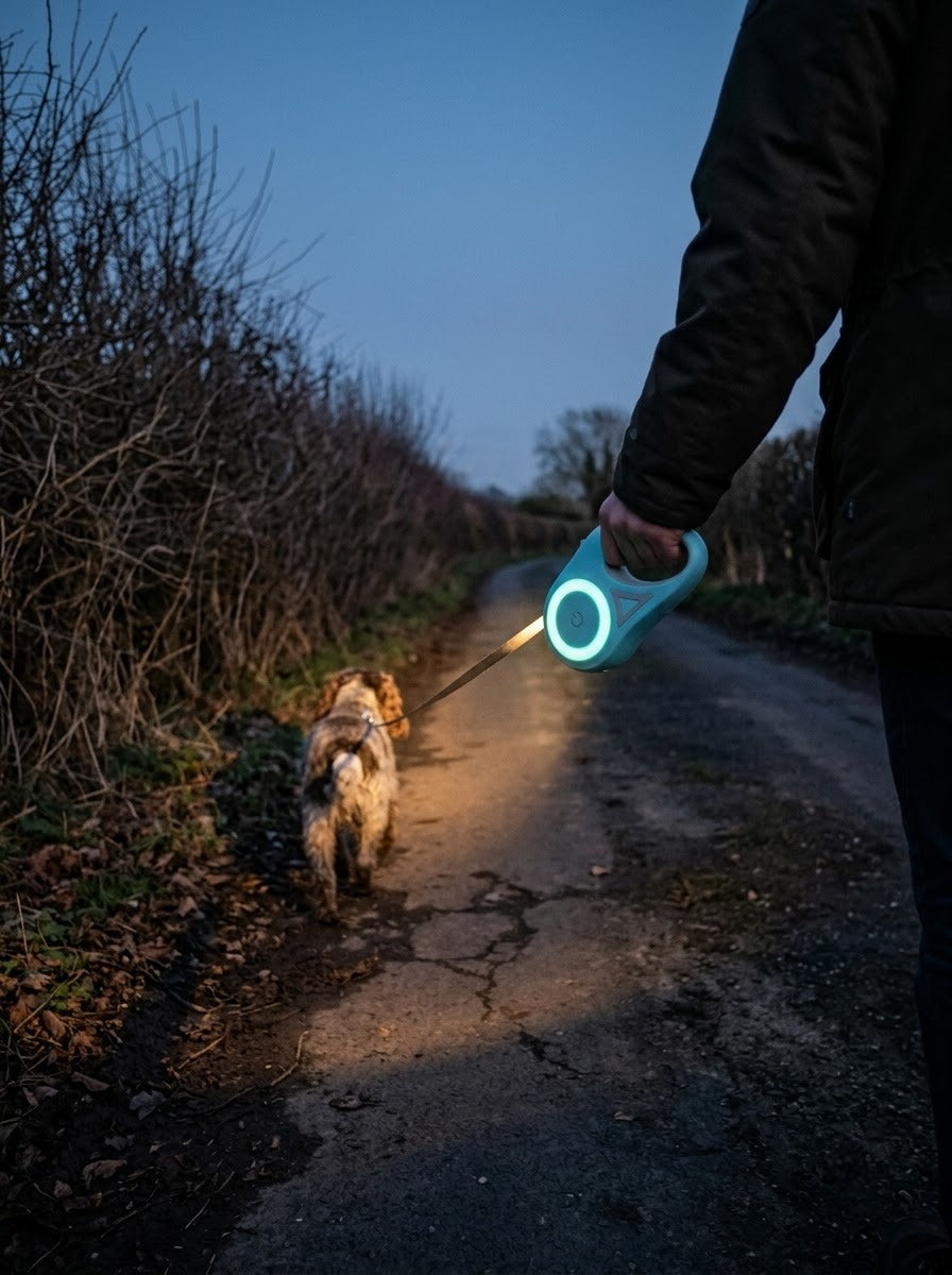 On the lane at dusk